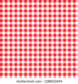 firebrick gingham pattern. textured red and white plaid background. tablecloth background red seamless pattern. the pattern for textiles. retro tablecloth texture. red gingham.