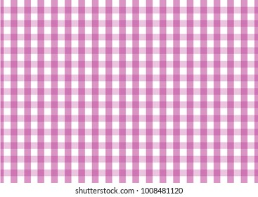 Firebrick Gingham pink and white  pattern. Texture from rhombus/squares for - plaid, tablecloths, clothes, shirts, dresses, paper and other textile products.