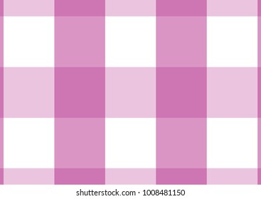 Firebrick Gingham pink and white  pattern. Texture from rhombus/squares for - plaid, tablecloths, clothes, shirts, dresses, paper and other textile products.