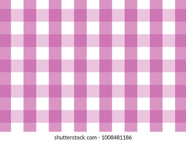 Firebrick Gingham pink and white  pattern. Texture from rhombus/squares for - plaid, tablecloths, clothes, shirts, dresses, paper and other textile products.