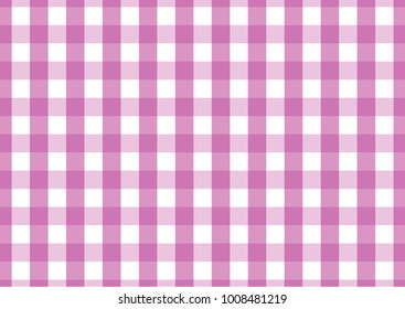 Firebrick Gingham pink and white  pattern. Texture from rhombus/squares for - plaid, tablecloths, clothes, shirts, dresses, paper and other textile products.