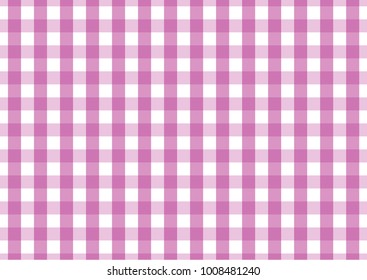 Firebrick Gingham pink and white  pattern. Texture from rhombus/squares for - plaid, tablecloths, clothes, shirts, dresses, paper and other textile products.