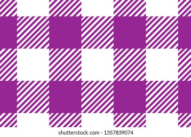 Firebrick Gingham pink and white pattern. Texture from rhombus/squares for - plaid, tablecloths, clothes, shirts, dresses, paper and other textile products.