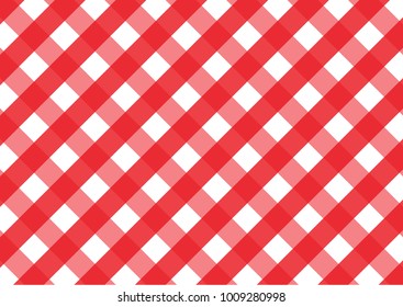 Firebrick Gingham red and white pattern. Texture from rhombus/squares for - plaid, tablecloths, clothes, shirts, dresses, paper and other textile products.