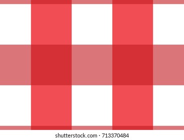 Firebrick Gingham seamless pattern. Texture from rhombus/squares for - plaid, tablecloths, clothes, shirts, dresses, paper, bedding, blankets, quilts and other textile products. Vector illustration.