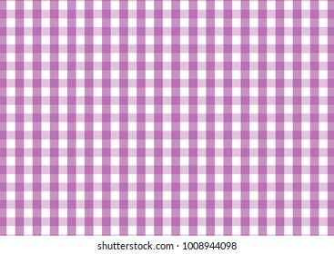 Firebrick Gingham  violet and white pattern. Texture from rhombus/squares for - plaid, tablecloths, clothes, shirts, dresses, paper and other textile products.