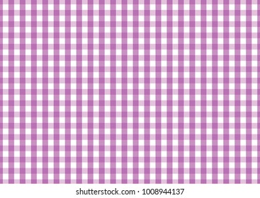 Firebrick Gingham  violet and white pattern. Texture from rhombus/squares for - plaid, tablecloths, clothes, shirts, dresses, paper and other textile products.