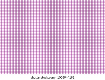 Firebrick Gingham  violet and white pattern. Texture from rhombus/squares for - plaid, tablecloths, clothes, shirts, dresses, paper and other textile products.