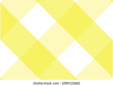 Firebrick Gingham  white and yellow pattern. Texture from rhombus/squares for - plaid, tablecloths, clothes, shirts, dresses, paper and other textile products.
