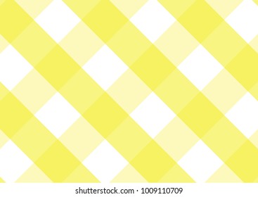 Firebrick Gingham  white and yellow pattern. Texture from rhombus/squares for - plaid, tablecloths, clothes, shirts, dresses, paper and other textile products.