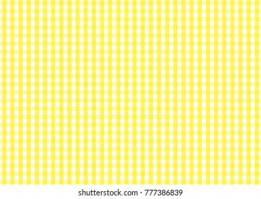 Firebrick Gingham yellow and white  pattern. Texture from rhombus/squares for - plaid, tablecloths, clothes, shirts, dresses, paper and other textile products.