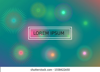 firecracker blur concept abstract background