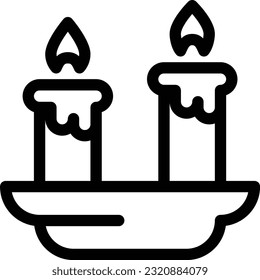 firecracker candle bell icon for download