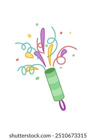 Petardo. Petardo de dibujos animados. Dibujos animados, Ilustración vectorial aislada eps 10