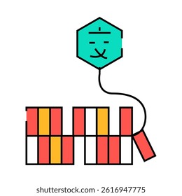 firecracker chinese line icon vector. firecracker chinese sign. isolated symbol illustration