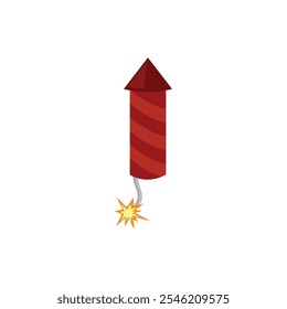 Ícone do logotipo da ilustração de design do Firecracker