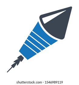 Firecracker icon design vector icon illustration