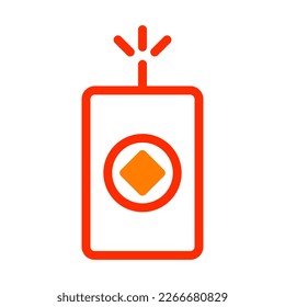 firecracker icon duotone red style chinese new year illustration vector perfect. Icon sign from modern collection for web. Nice design perfect