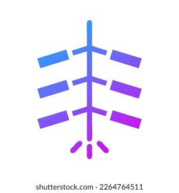 firecracker icon gradient purple style chinese new year illustration vector perfect. Icon sign from modern collection for web. Nice design perfect