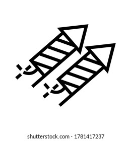 firecracker icon or logo isolated sign symbol vector illustration - high quality black style vector icons
