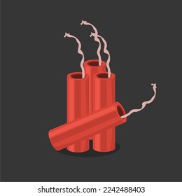 Firecracker icon, firecracker icon for new year celebration