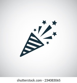 firecracker icon on white background 
