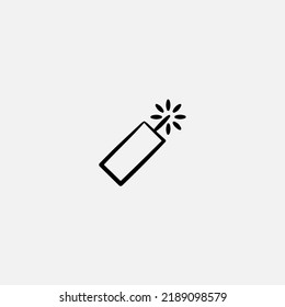 Symbol-Symbol des Feuerlöschers, Vektorsymbol, Symbol, Logo-Illustration für Web und Mobile