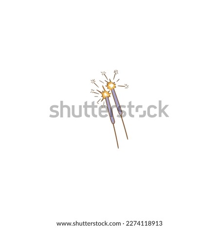 firecracker icon with sparks Ramadan and Islamic Eid