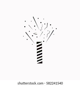 Firecracker  icon Vector design.