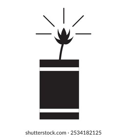 ícone firecracker modelo de design de ilustração de vetor