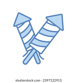 Ilustración de vectores de icono de Firecracker