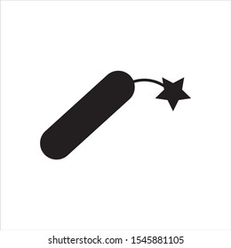 firecracker icon widely used in chinese new year celebration