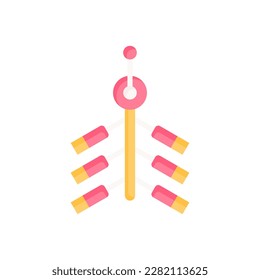 firecracker icon for your website design, logo, app, UI.