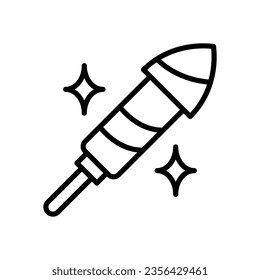 firecracker icon for your website, mobile, presentation, and logo design.