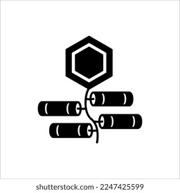 icono de línea de firecracker. Icono de vector de contorno petard de Firecracker. Símbolo pirotécnico, ilustración de logotipo. Gráficos vectoriales.