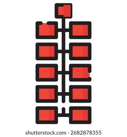 Icono de Vector moderno de Firecracker: Plantilla de símbolos de ilustración mínima para el diseño de interfaz de usuario del App móvil de Web