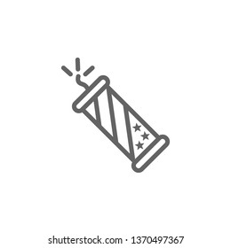 Firecracker, USA icon. Element of 4th of july icon. Thin line icon for website design and development, app development. Premium icon