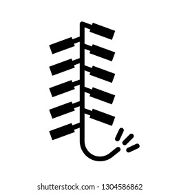 Firecracker vector, Chinese lunar new year line design icon