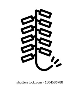 Firecracker vector, Chinese lunar new year line design icon
