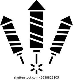 Firecracker vector icon. Can be used for printing, mobile and web applications.