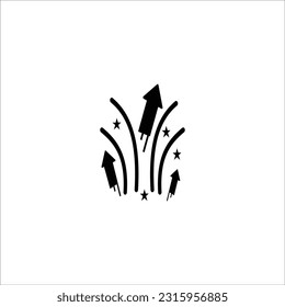 ilustración vectorial de icono de petardos. encendido en ciertas celebraciones