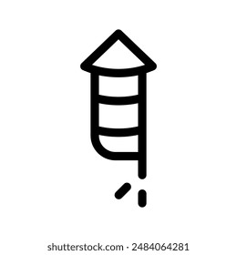 Firecrackers Icon Vector Symbol Design Illustration
