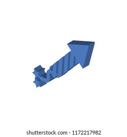 Firecrackers isometric left top view 3D icon