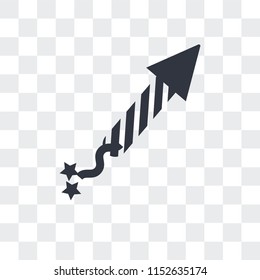 Firecrackers vector icon isolated on transparent background, Firecrackers logo concept