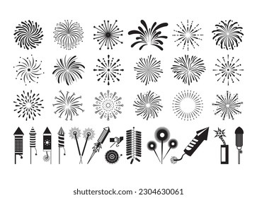 Firecrackers vector For Print, Firecrackers Clipart, Firecrackers vector Illustration