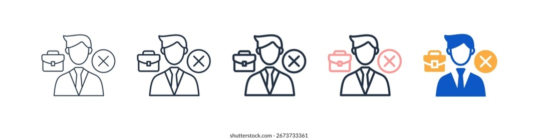 Disparados ícones de estilo diferentes para definir ilustração de vetor.