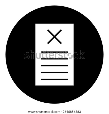 Fired document symbol highlights dismissal. Ideal for HR, employee termination visuals. Simple vector fits modern business use.