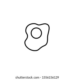 fired egg icon vector illustration 