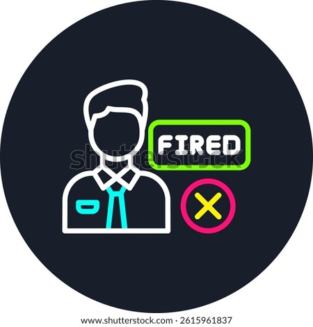 Fired Line Multi Colour Circle