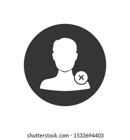 Fired, people icon. Dismissal of an employee icon. Vector